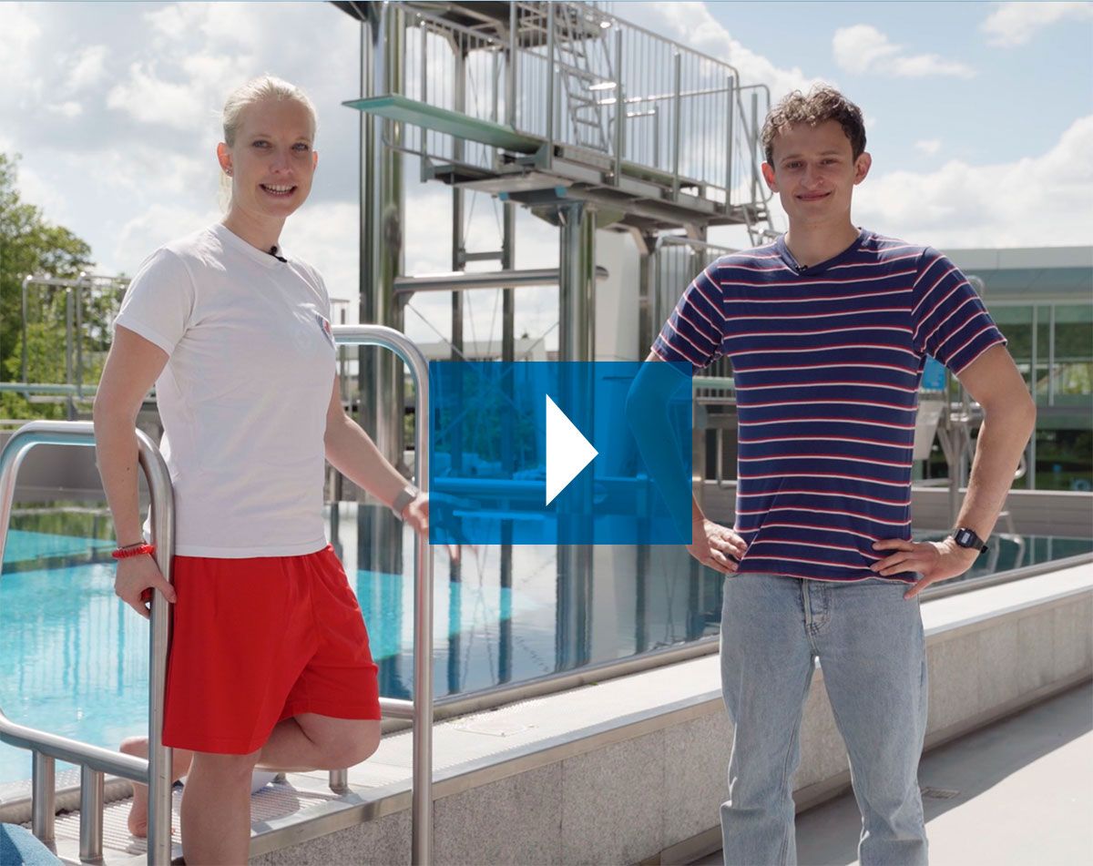 Bayern schwimmt 2021 mit Checker Julian